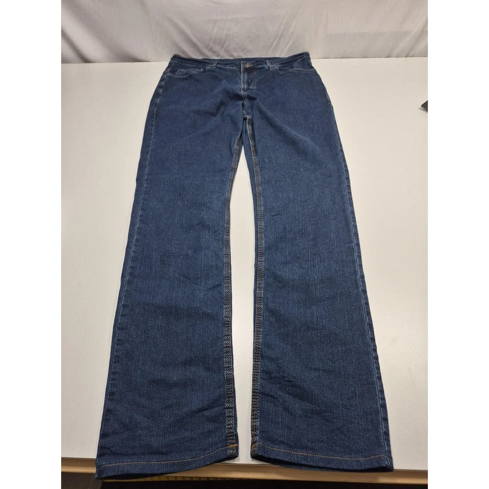 Origin Delta 68 Legit Fit Jeans Mens 40x36 Blue Straight Stretch Denim Made USA